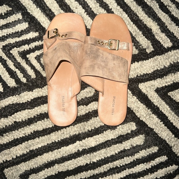 Free People Metallic Rose Sandals - Picture 3 of 4